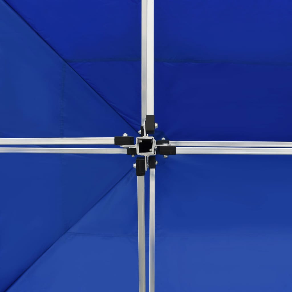 vidaXL kék összecsukható alumínium rendezvénysátor 4,5 x 3 m