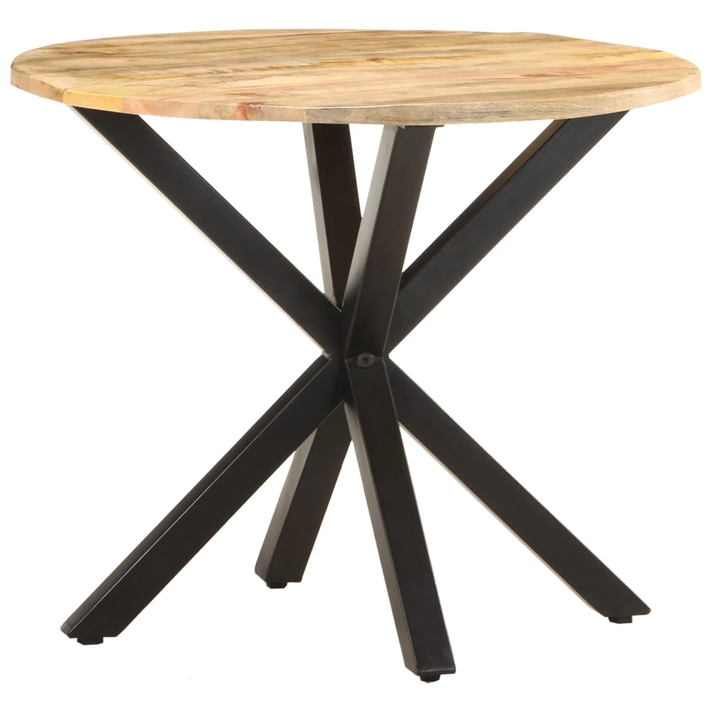 vidaXL tömör mangófa kisasztal 68 x 68 x 56 cm