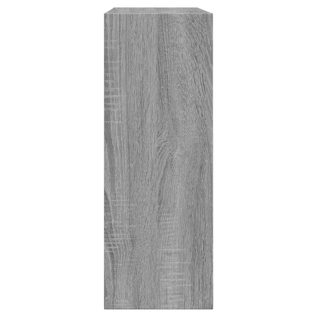 vidaXL szürke sonoma színű szerelt fa cipőszekrény 60 x 21 x 57 cm