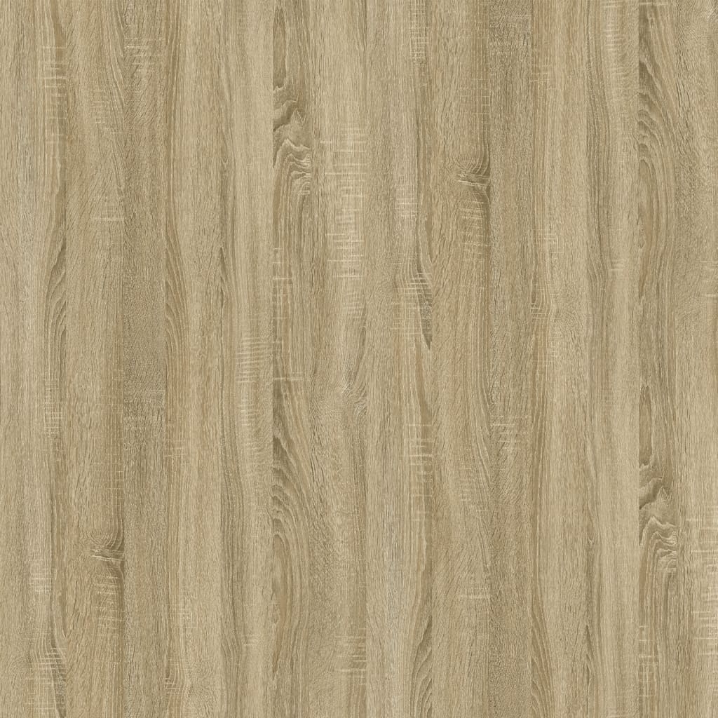 vidaXL sonoma-tölgyszínű szerelt fa kisasztal 50x46x35 cm