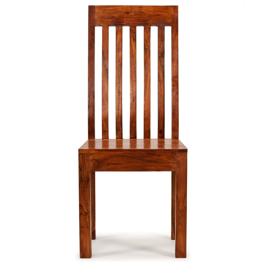 vidaXL 4 db modern stílusú tömör fa szék paliszander felülettel