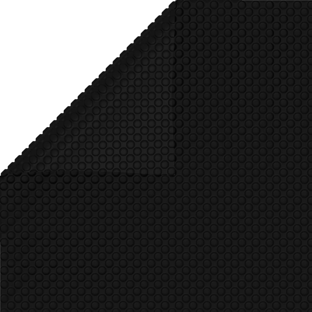 vidaXL fekete, négyszögletes PE medencetakaró 1200 x 600 cm