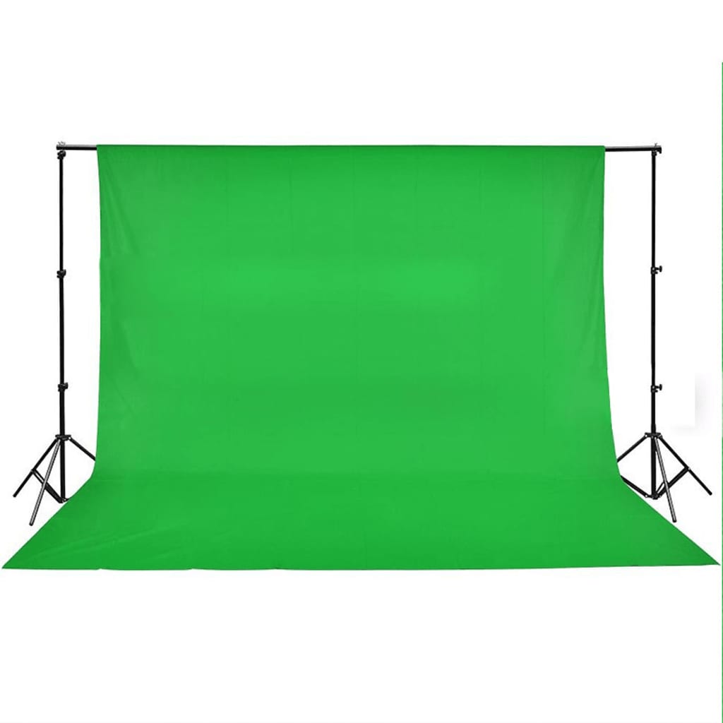 vidaXL zöld pamut háttér blueboxhoz 500 x 300 cm