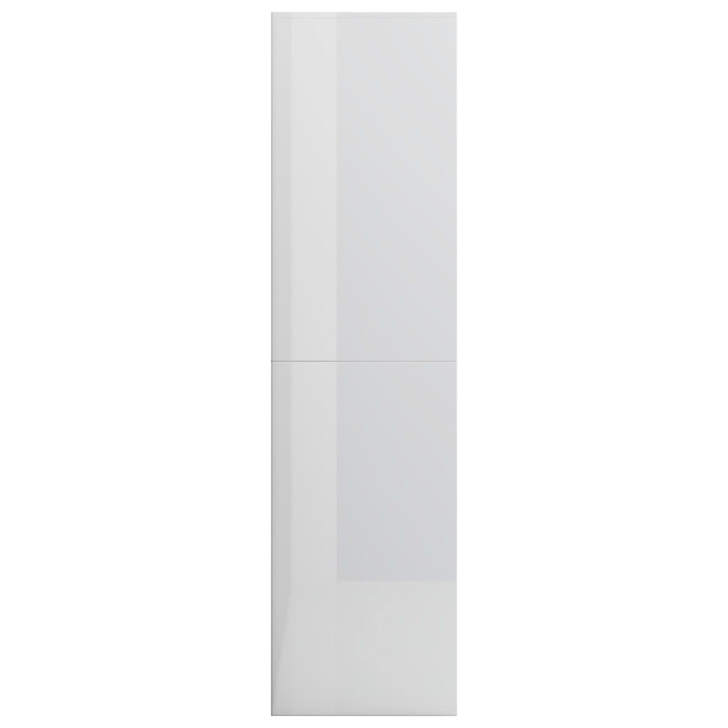 vidaXL magasfényű fehér könyvszekrény/térelválasztó 155 x 24 x 160 cm