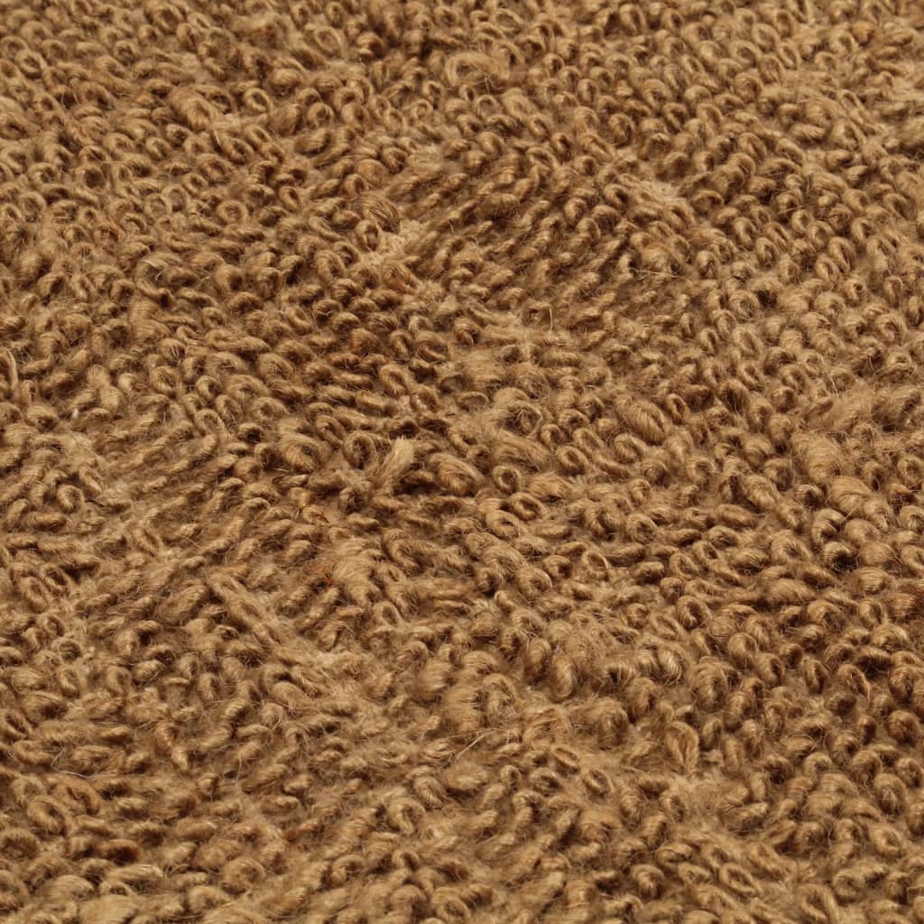 vidaXL kézzel készített hurkolt juta és pamut szőnyeg 160 x 230 cm