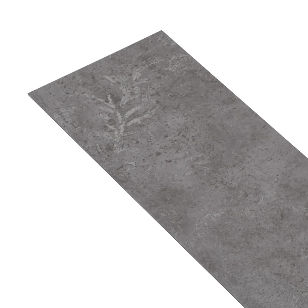 vidaXL betonszürke 2 mm-es öntapadó PVC padlóburkolat 5,02 m²
