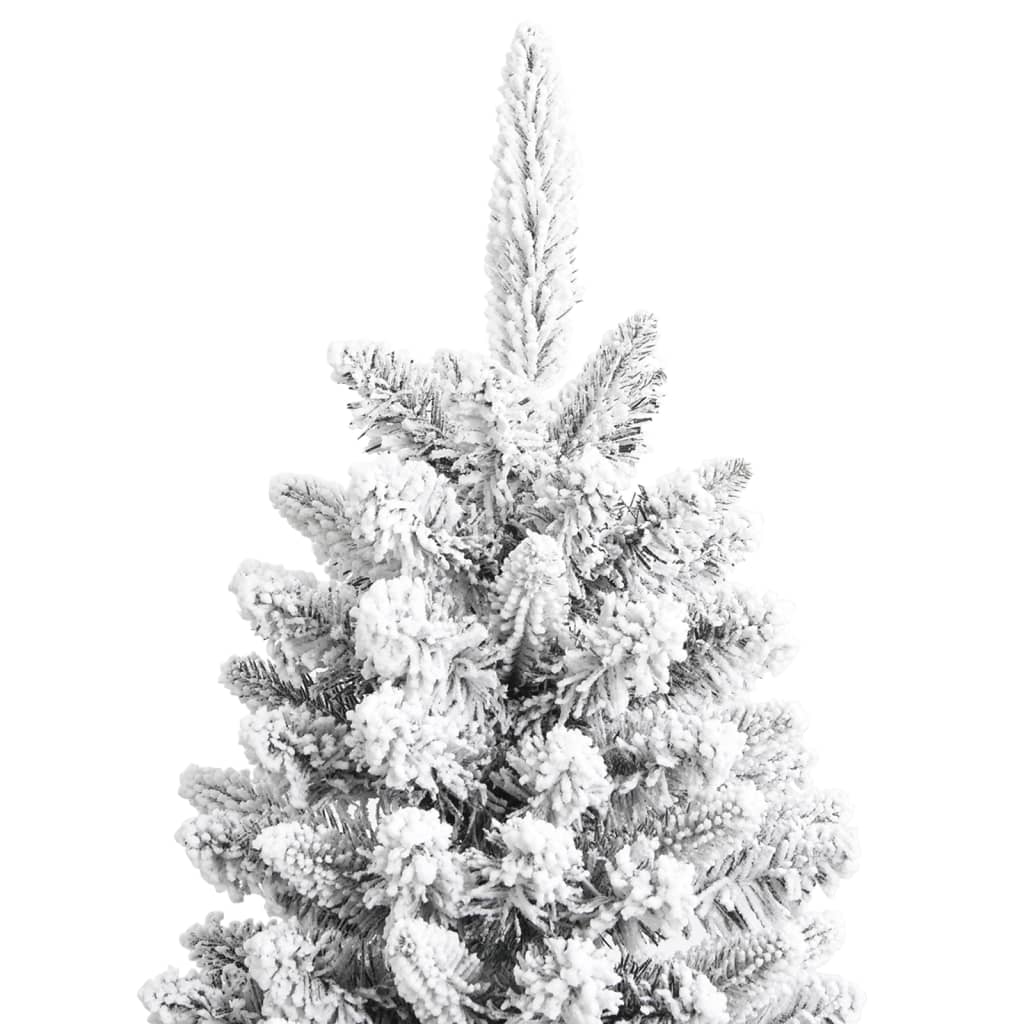 vidaXL PVC és polietilén műkarácsonyfa pelyhes hóval 180 cm