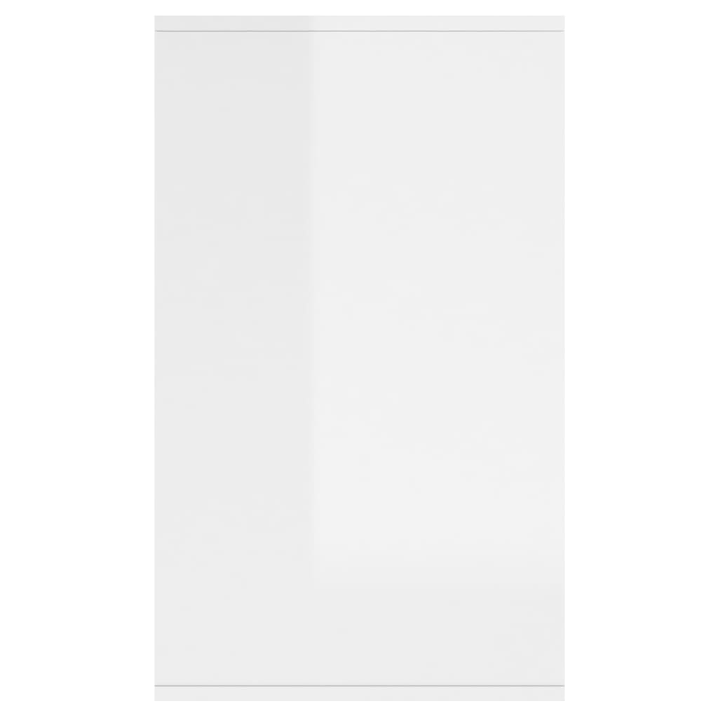 vidaXL magasfényű fehér forgácslap tálalószekrény 135 x 41 x 75 cm
