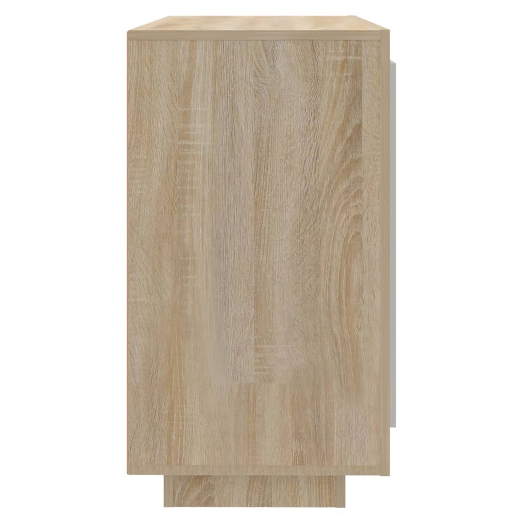 vidaXL sonoma-tölgyszínű szerelt fa tálalóasztal 80 x 40 x 75 cm