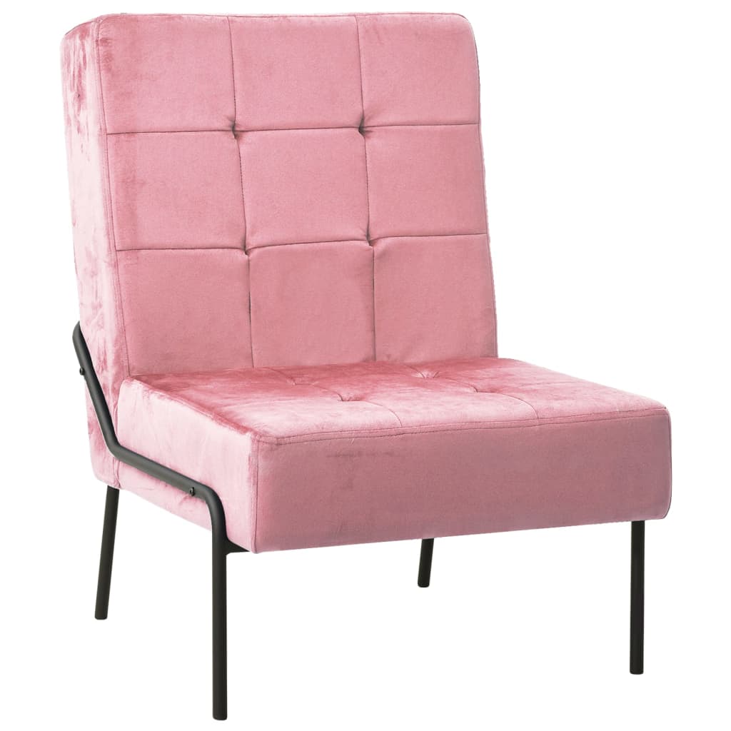 vidaXL rózsaszín bársony pihenőszék 65 x 79 x 87 cm
