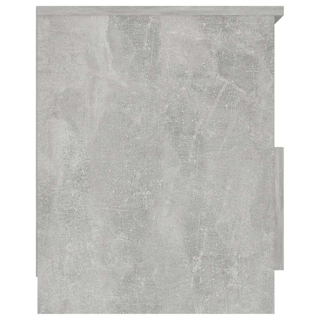 vidaXL 2 db betonszürke forgácslap éjjeliszekrény 40 x 40 x 50 cm
