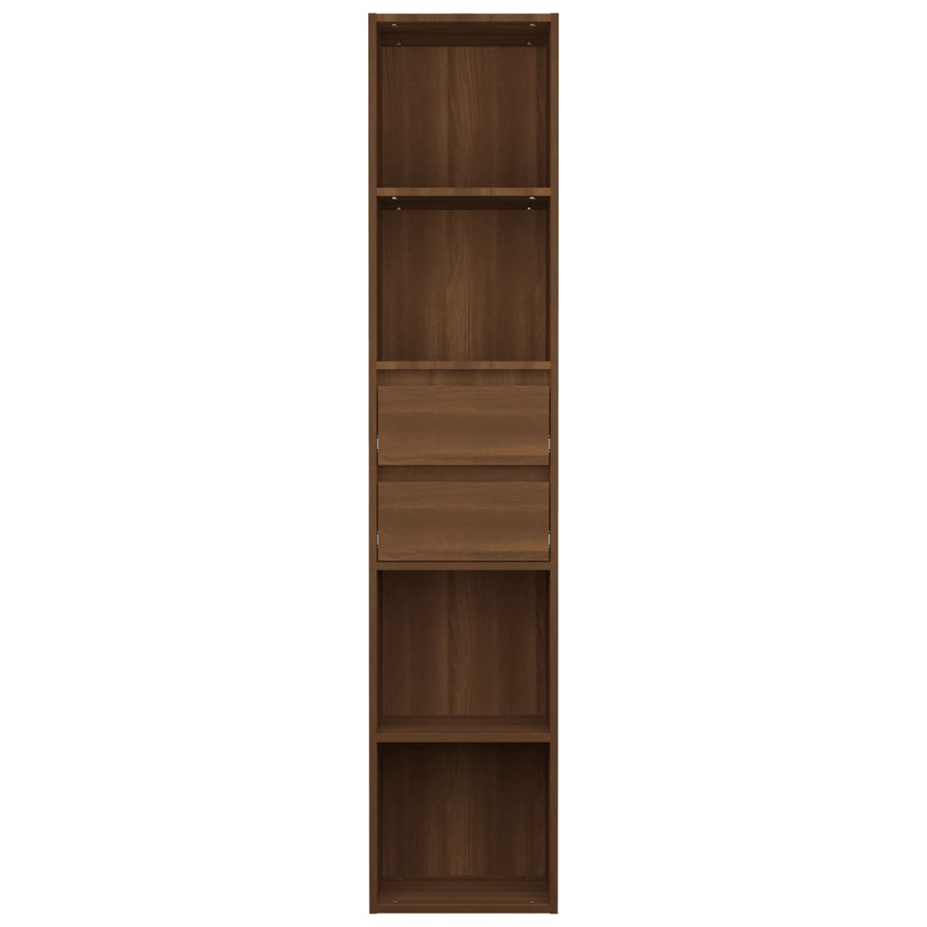 vidaXL barna tölgy színű szerelt fa könyvszekrény 36 x 30 x 171 cm