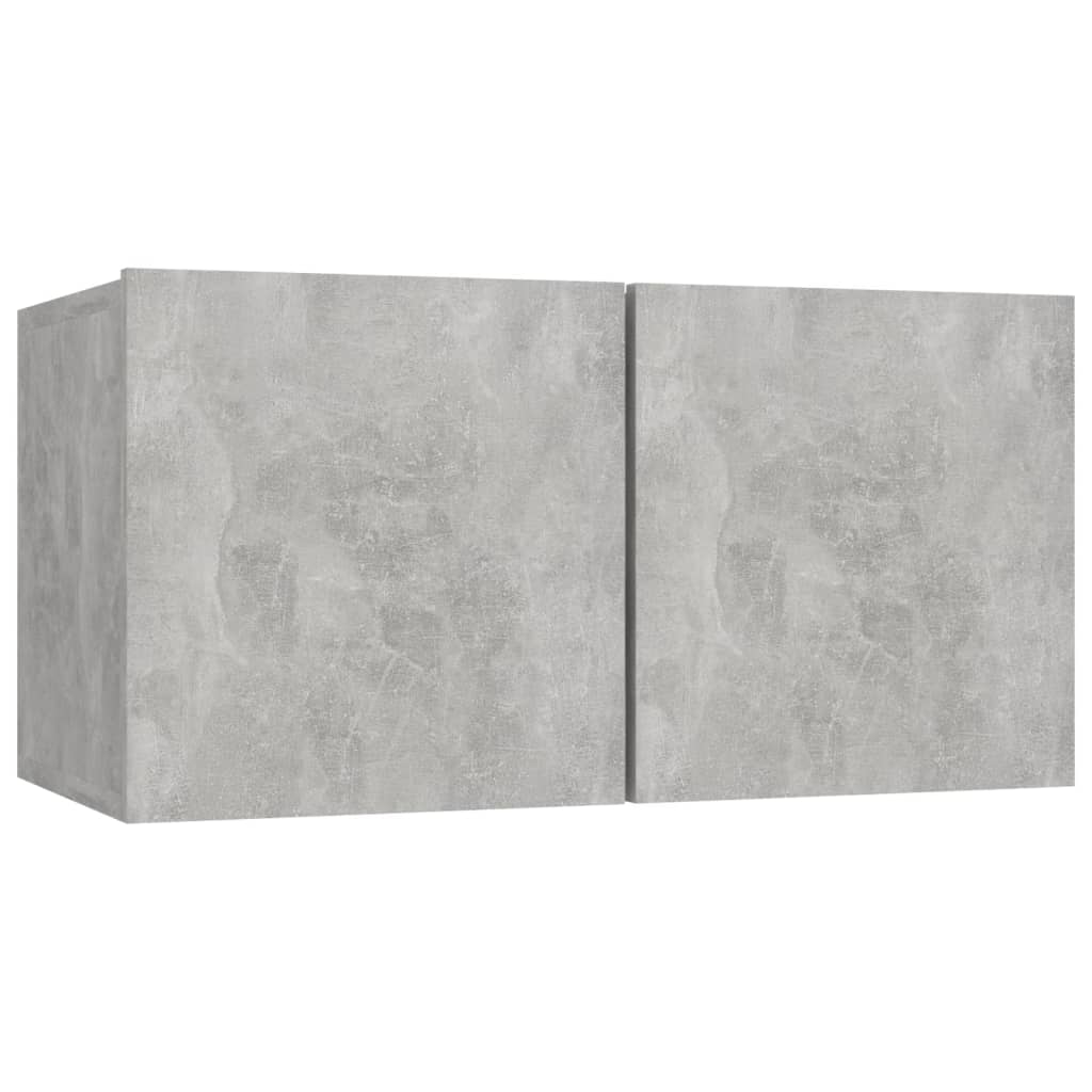 vidaXL betonszürke függő TV-szekrény 60 x 30 x 30 cm