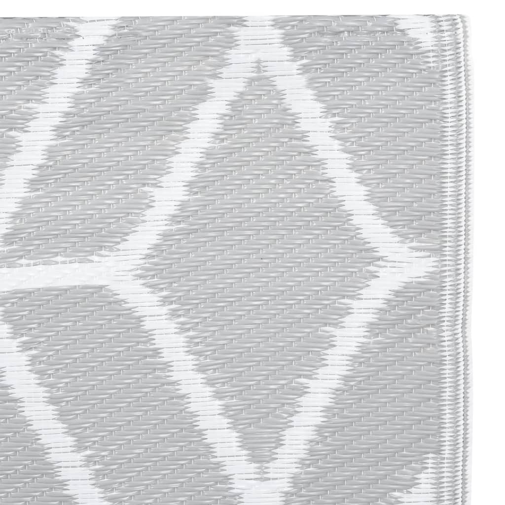vidaXL fekete polipropilén kültéri szőnyeg 120 x 180 cm