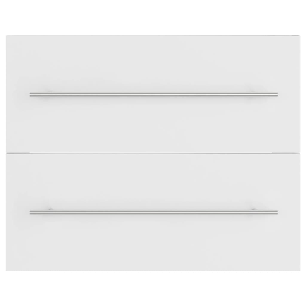 vidaXL fehér forgácslap mosdószekrény 60 x 38,5 x 48 cm