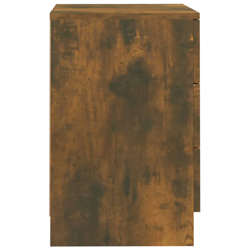vidaXL füstös tölgy színű szerelt fa éjjeliszekrény 38 x 35 x 56 cm