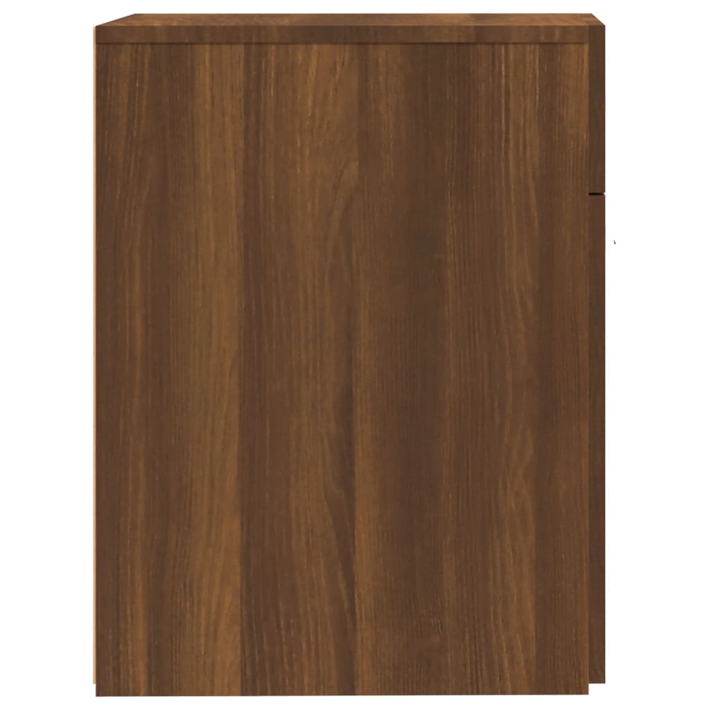 vidaXL barna tölgy színű szerelt fa patikaszekrény 20 x 45,5 x 60 cm