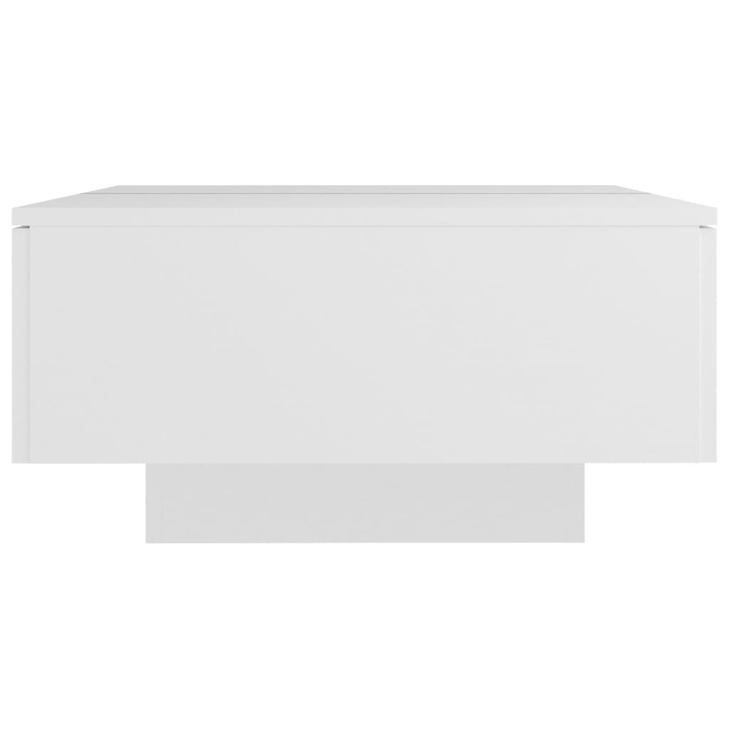 vidaXL fehér forgácslap dohányzóasztal 90 x 60 x 31 cm