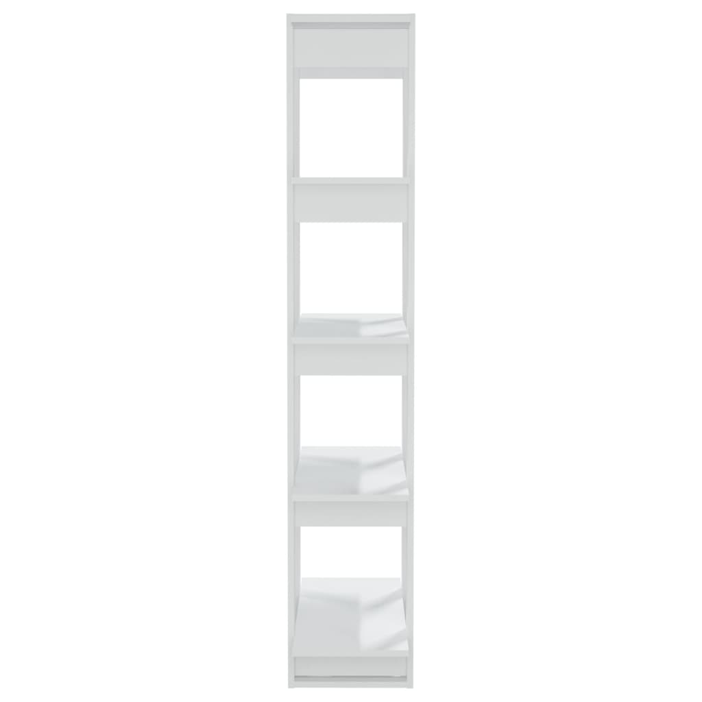 vidaXL fehér forgácslap könyvszekrény/térelválasztó 80 x 30 x 160 cm