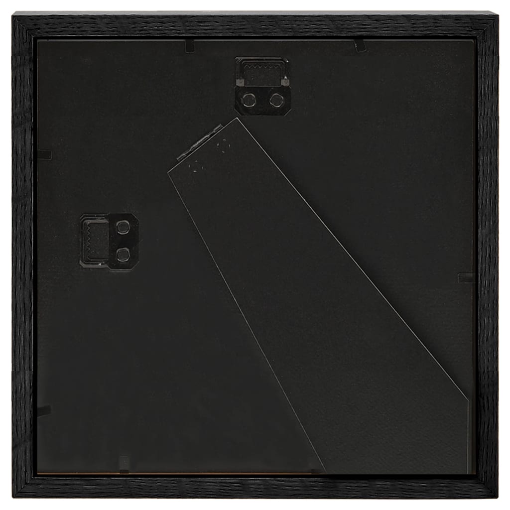 vidaXL 5 db fekete 3D-s fényképkeret 13 x 13 cm-es képhez 23 x 23 cm