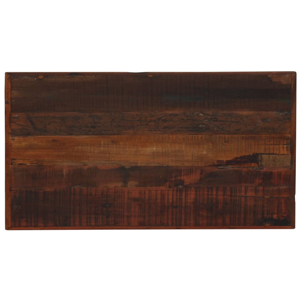 vidaXL sötétbarna tömör újrahasznosított fa bárasztal 120 x 60 x 107 cm