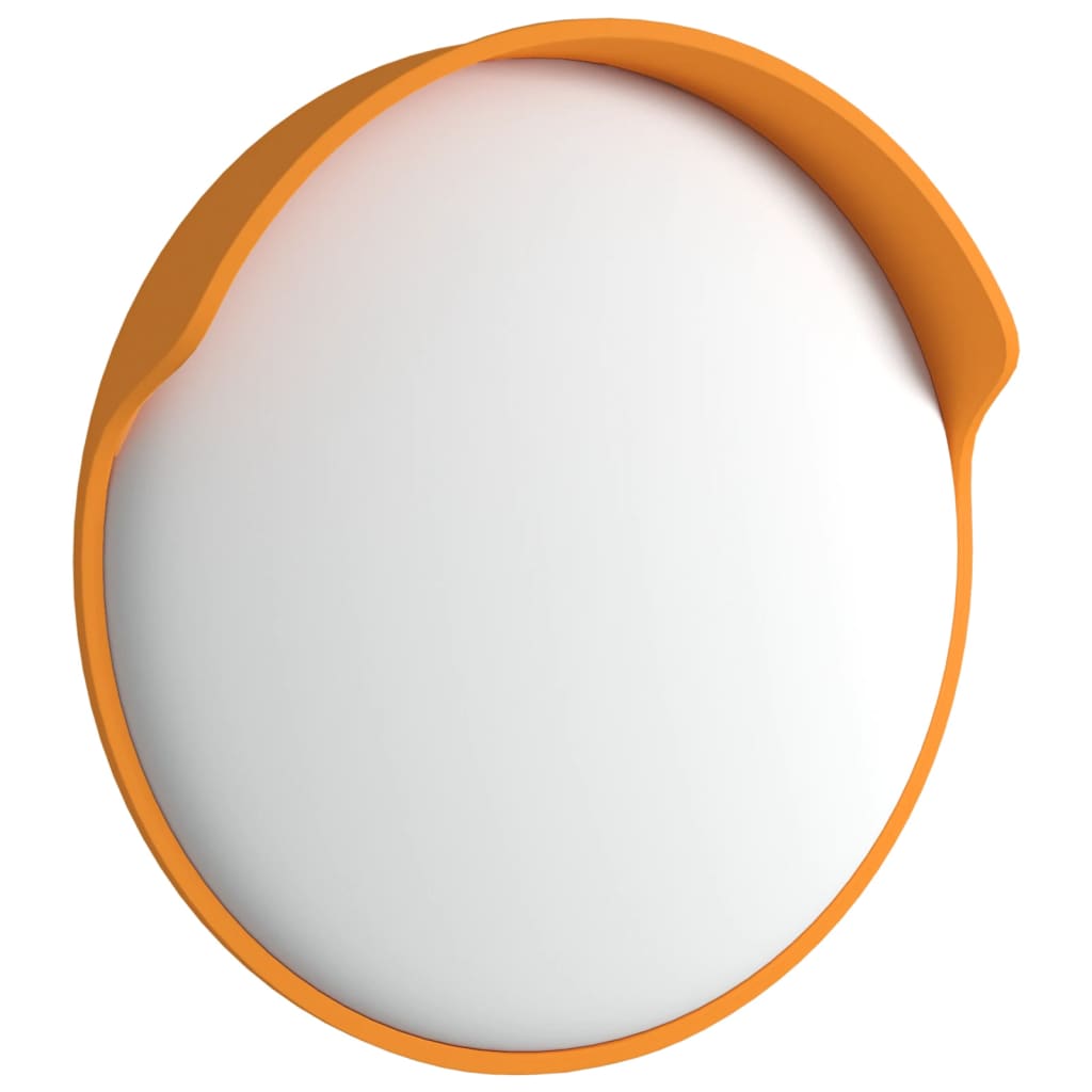 vidaXL narancs polikarbonát kültéri domború közlekedési tükör Ø30 cm