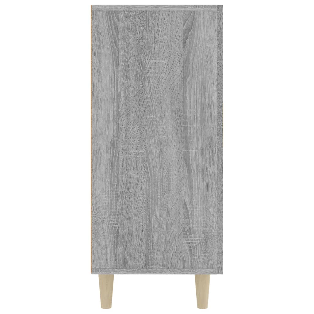 vidaXL szürke sonoma színű szerelt fa tálalószekrény 90 x 34 x 80 cm