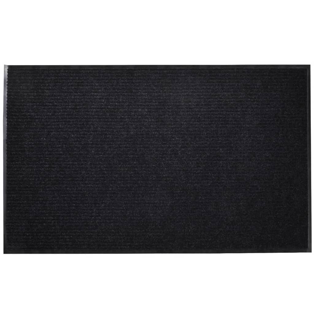 Fekete PVC Lábtörlő 90 x 120 cm