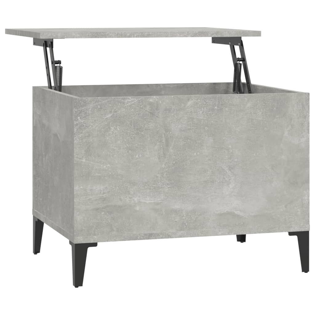 vidaXL betonszürke szerelt fa dohányzóasztal 60 x 44,5 x 45 cm