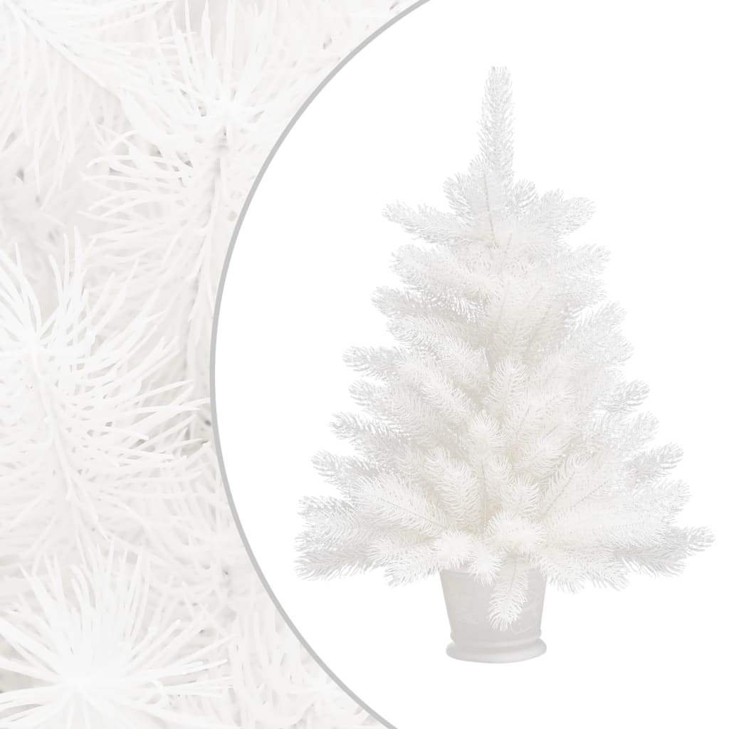 vidaXL fehér megvilágított műkarácsonyfa 65 cm
