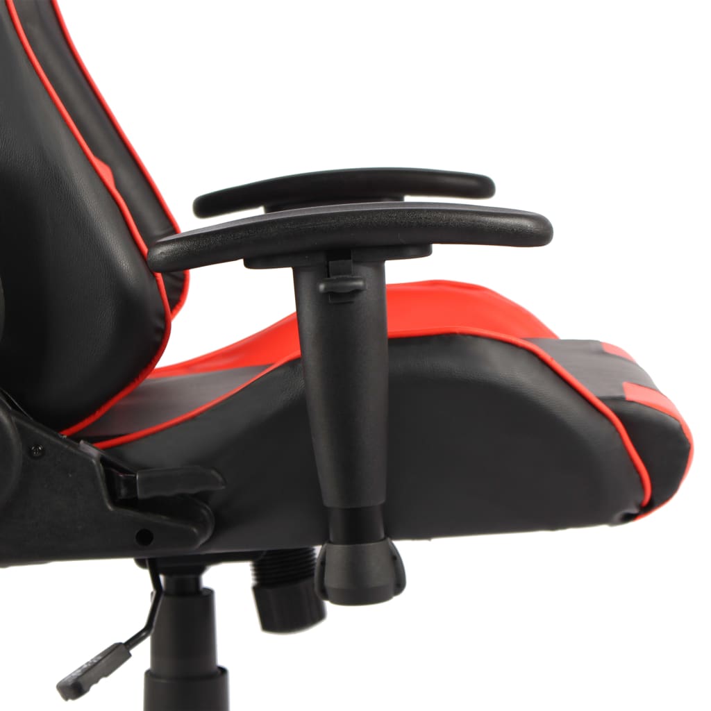 vidaXL piros PVC forgó gamer szék