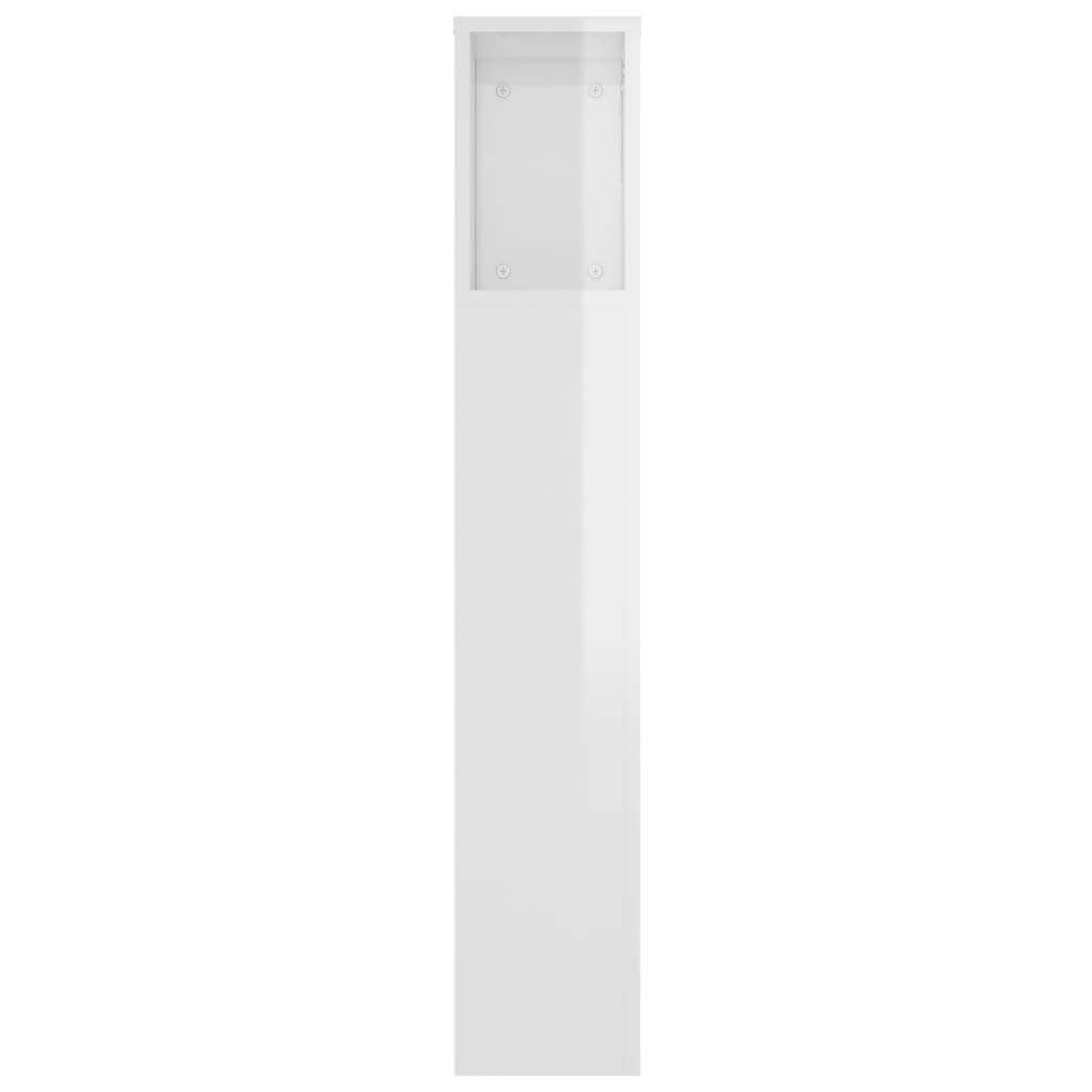 vidaXL magasfényű fehér áthidaló szekrény 220x18,5x104,5 cm