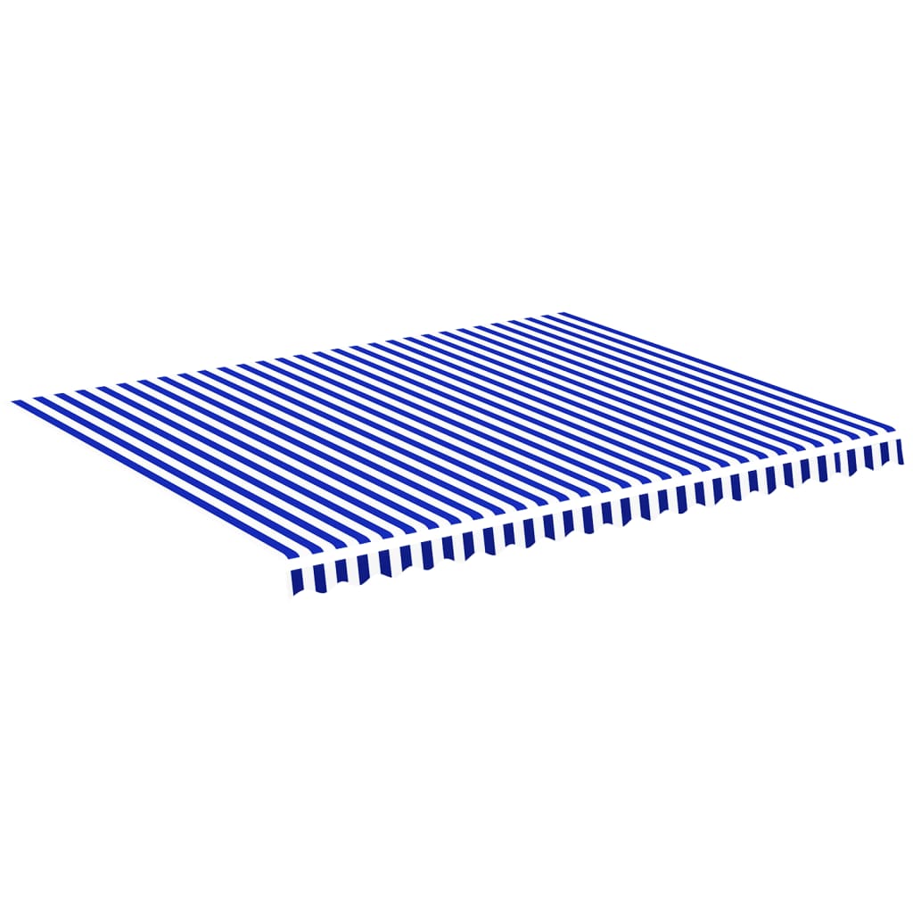 vidaXL kék és fehér csere napellenző ponyva 4,5 x 3,5 m