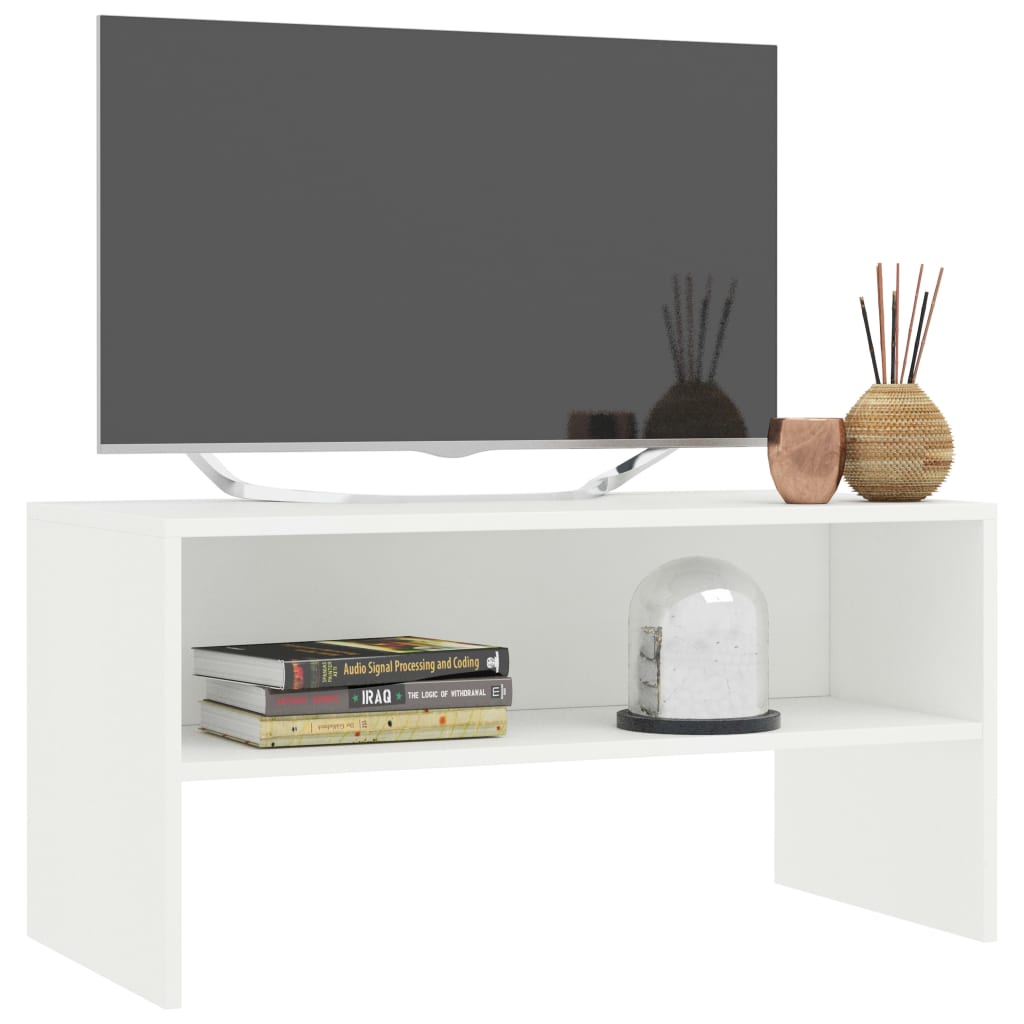 vidaXL fehér forgácslap TV-szekrény 80 x 40 x 40 cm