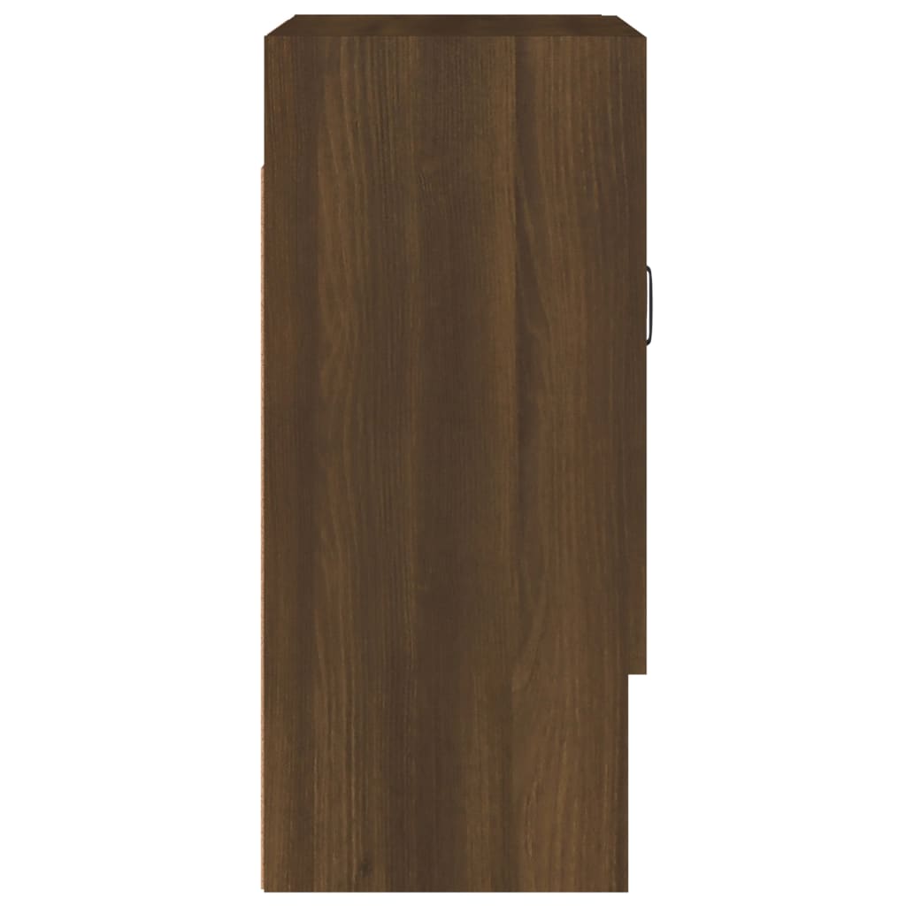 vidaXL barna tölgyszínű szerelt fa faliszekrény 60 x 31 x 70 cm
