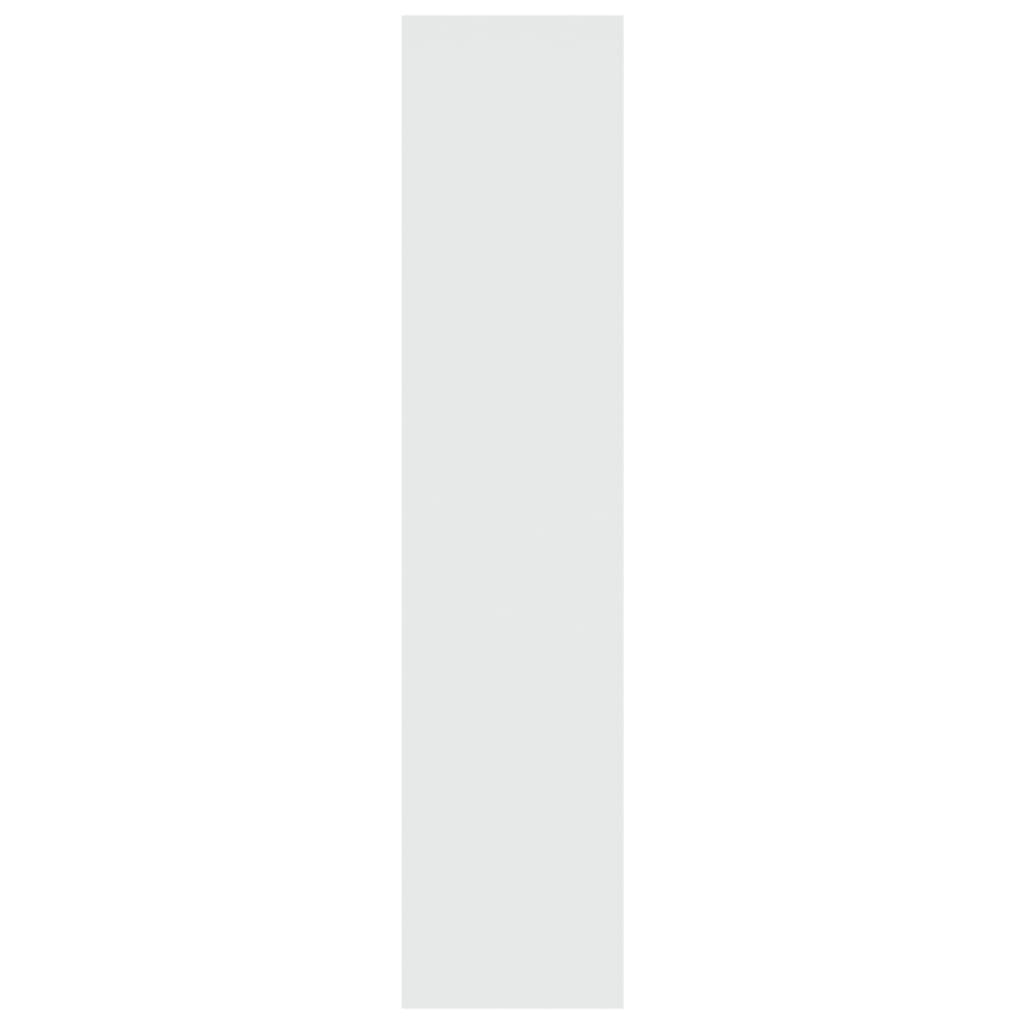 vidaXL magasfényű fehér könyvszekrény/térelválasztó 100 x 30 x 135 cm