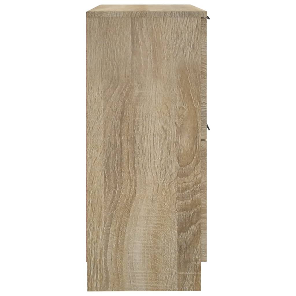 vidaXL sonoma tölgyszínű szerelt fa tálalószekrény 30 x 30 x 70 cm