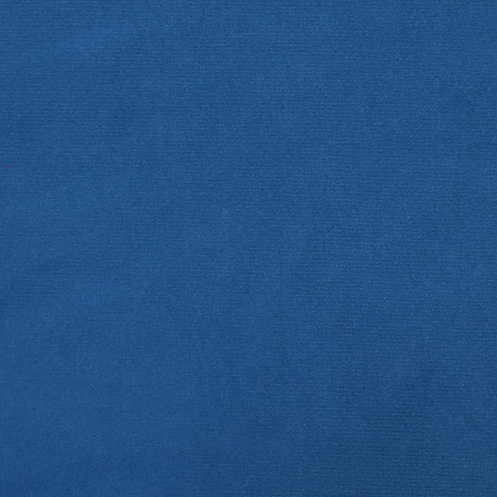 vidaXL kék bársony pihenőfotel