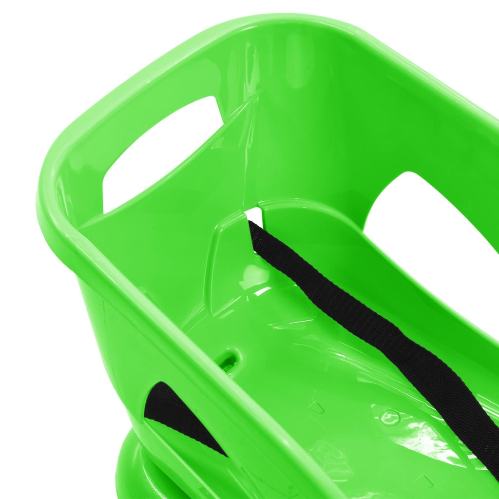 vidaXL zöld polipropilén szánkó üléssel 102,5x40x23 cm