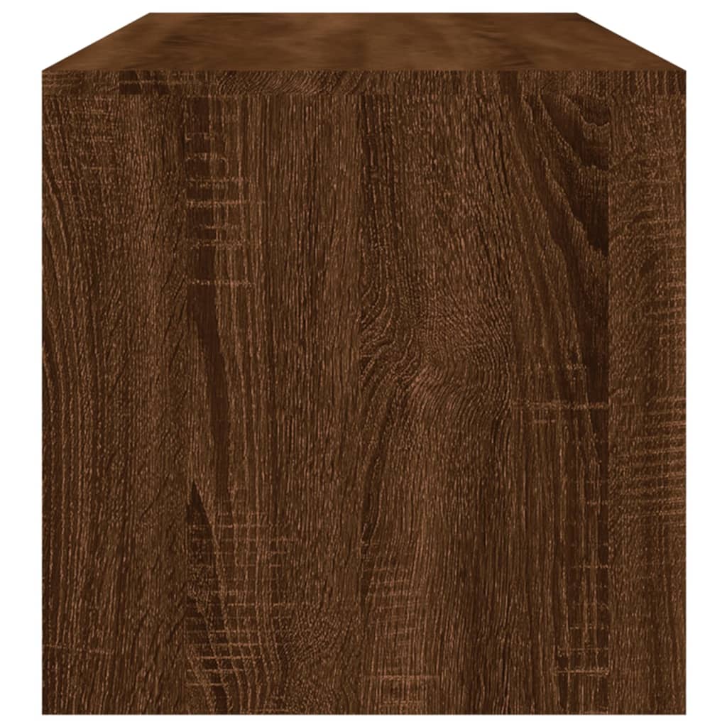 vidaXL barna tölgyszínű szerelt fa dohányzóasztal 100 x 40 x 40 cm