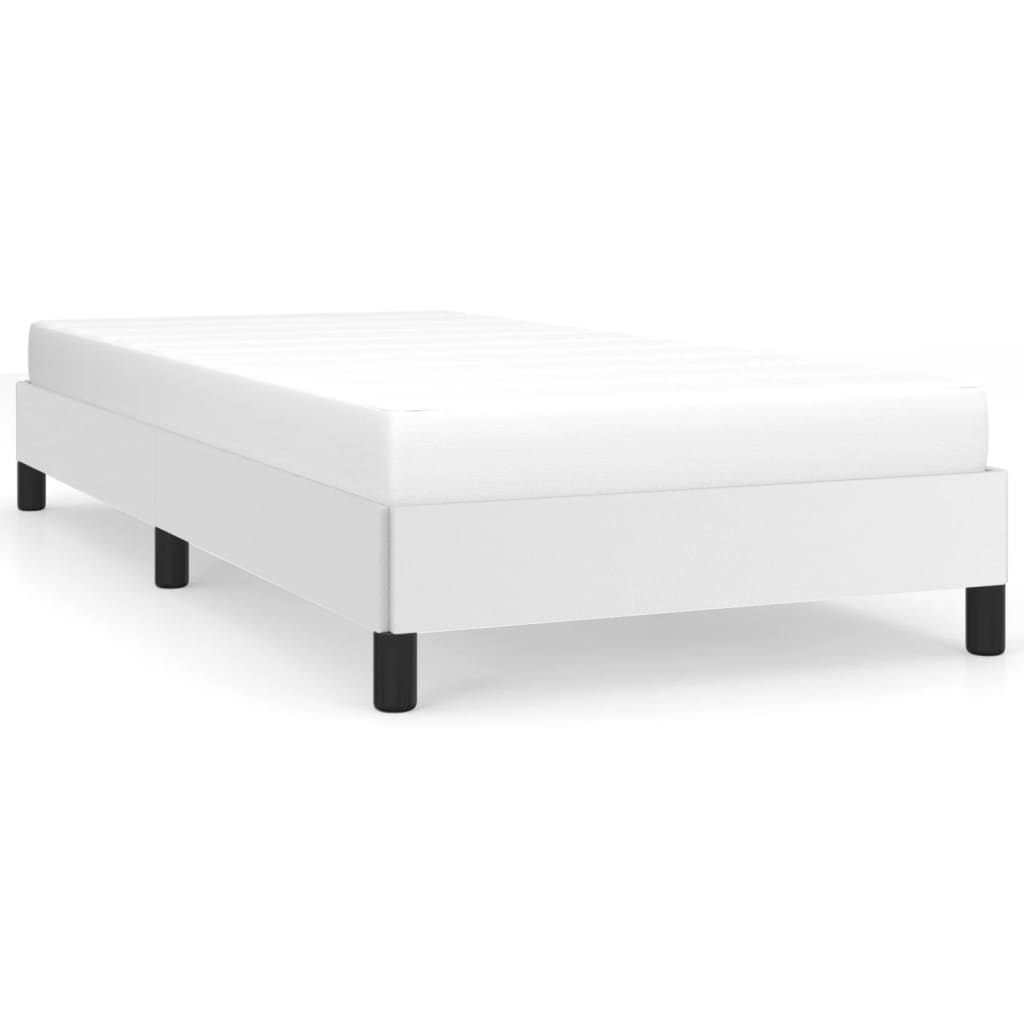 vidaXL fehér műbőr ágykeret 80 x 200 cm
