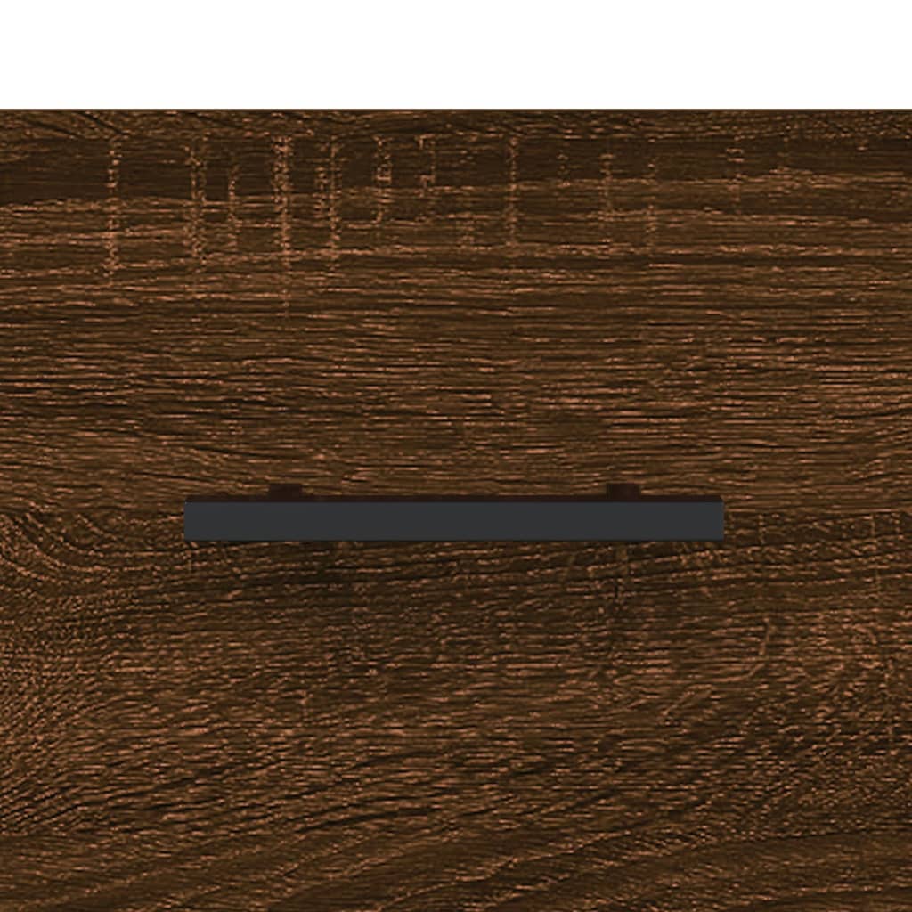 vidaXL barna tölgyszínű falra szerelhető éjjeliszekrény 35x35x20 cm