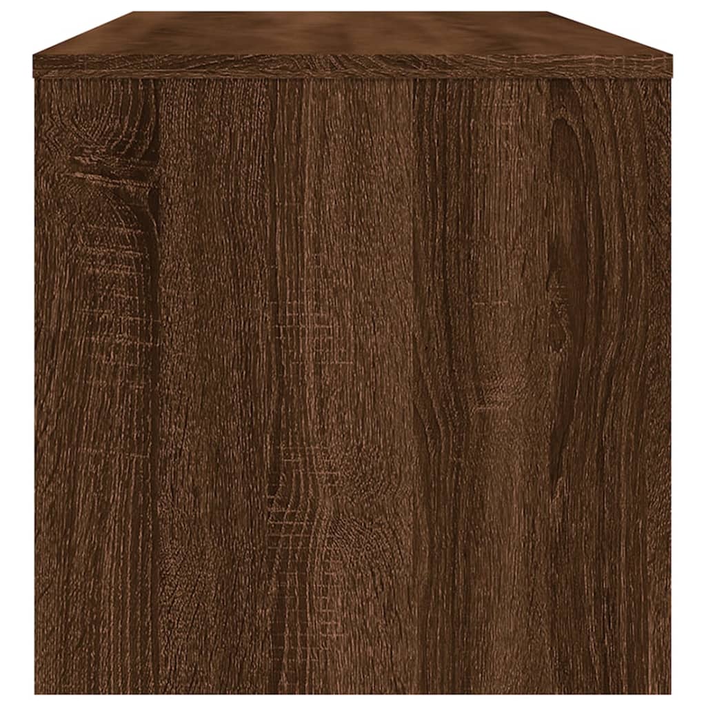 vidaXL barna tölgyszínű szerelt fa TV-szekrény 100 x 40 x 40 cm