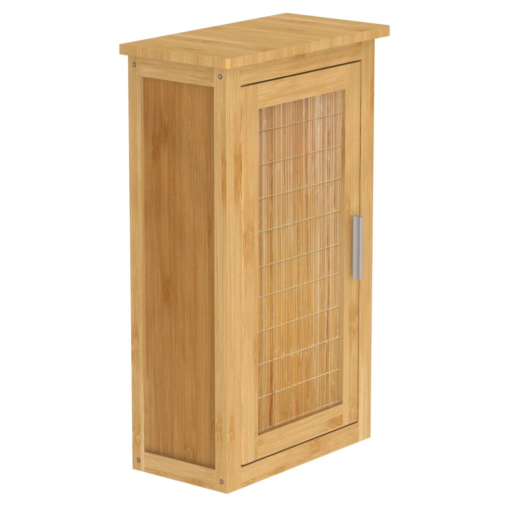 EISL bambusz magasszekrény ajtóval 40 x 20 x 70 cm
