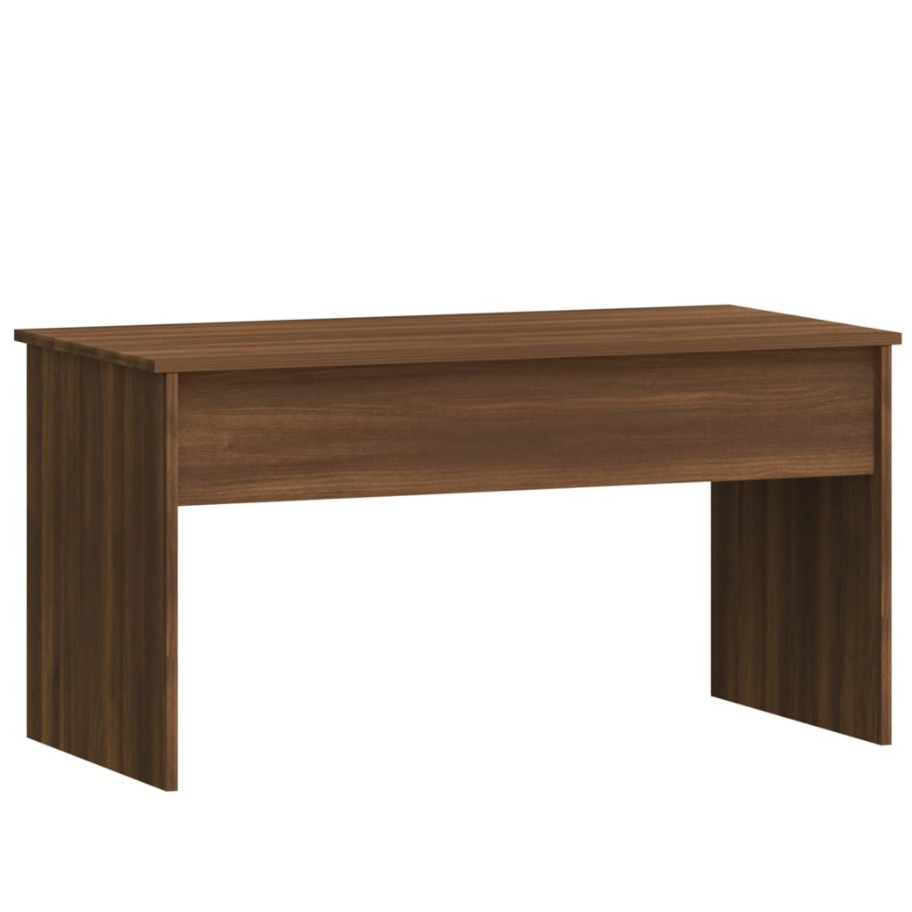 vidaXL barna tölgyszínű szerelt fa dohányzóasztal 102x50,5x52,5 cm