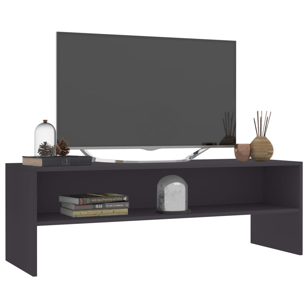 vidaXL szürke forgácslap TV-szekrény 120 x 40 x 40 cm