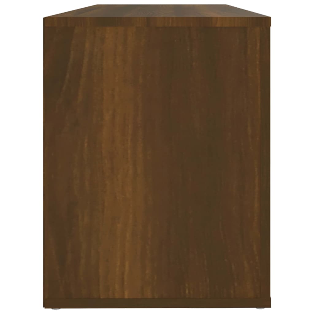 vidaXL barna tölgyszínű szerelt fa cipősszekrény 100x35x45 cm