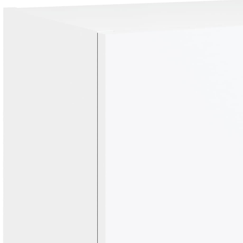vidaXL fehér TV-szekrény LED-lámpákkal 40,5x30x60 cm