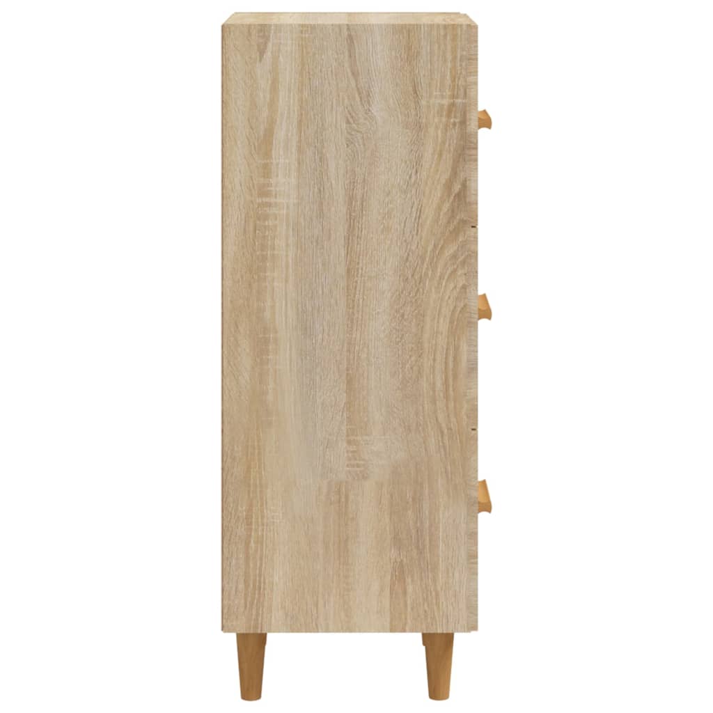 vidaXL sonoma tölgy színű szerelt fa tálalóasztal 34,5 x 34 x 90 cm