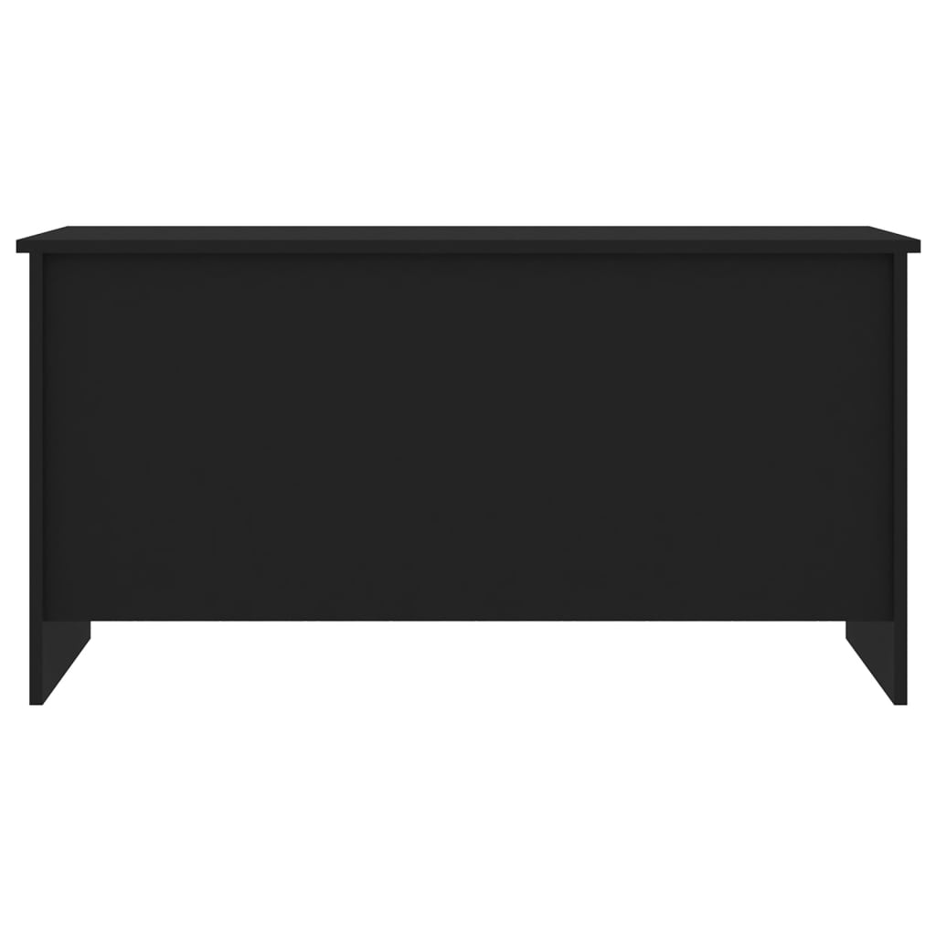 vidaXL fekete szerelt fa dohányzóasztal 102 x 55,5 x 52,5 cm